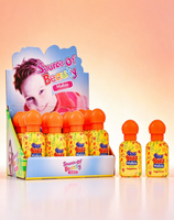 Parfum pour enfants EDP 50ml, flacon imprimé dessin animé, 6 designs assortis, parfum léger et doux, boîte de présentation, vente en gros OEM