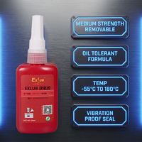 EXLUB 243 Colle époxy industrielle pour verrous de filetage 250ml – Scellant permanent anti-desserrage pour fixations en acier inoxydable