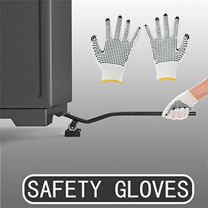 5-teiliges Set aus Möbelroller und Heber mit Spezialrädern und quadratischer Verstärkung zum Transport von Möbeln - Product Image 5