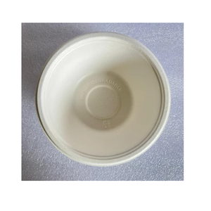 Excelente Pulpa de bagazo a prueba de aceite, cuenco de 260Ml, contenedor de comida biodegradable desechable, cuencos de bagazo desechables para fiesta - Product Image 1