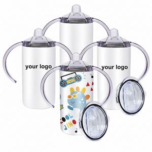 Vaso Infantil Antiderrames con Pajita, Botella de Agua de Acero Inoxidable de 350 ml, Regalo para el Regreso a Clases - Product Image 1