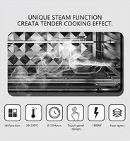 OEM Horno Freidora de Aire de Acero Inoxidable de 30L con Asador y Control Digital Multifunción (Freír al Aire/Rostizar/Hornear/Deshidratar) para Uso Doméstico