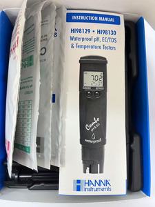 Instrumentos HANNA novo e original HI98129 Testador de <span class=keywords><strong>PH</strong></span>/Condutividade/TDS de Baixa Faixa Medidor EC HI98130 (Alta Faixa) - Product Image 6