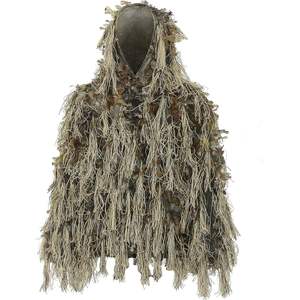 Combinaison de camouflage AUSCAMOTEK Ghillie Suit en herbe sèche marron pour homme, vêtements de chasse respirants, combinaison intégrale de camouflage - Product Image 3