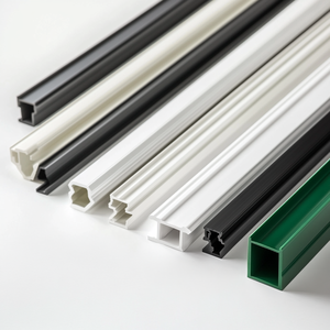 Conception personnalisée <span class=keywords><strong>Profil</strong></span>é <span class=keywords><strong>PVC</strong></span> <span class=keywords><strong>en</strong></span> plastique extrudé <span class=keywords><strong>Profil</strong></span>é <span class=keywords><strong>PVC</strong></span> pour appareil <span class=keywords><strong>Profil</strong></span> de garniture - Product Image 1