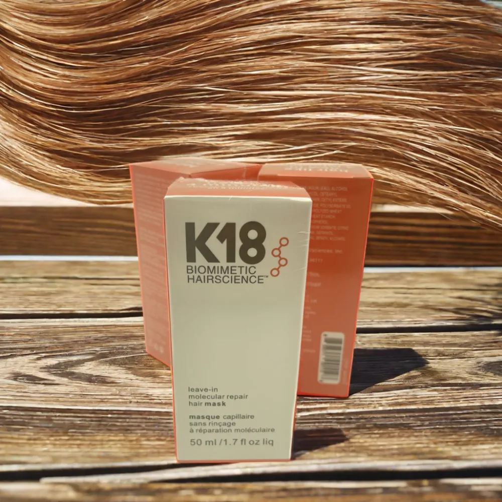 K18 Leave-In Molecular Repair Hair Treatment 4 Minutes to Reverse Damage from Bleach 50ml Cream Argan Oil Keratin Ingredients