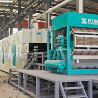 Machine à fabriquer des barquettes à œufs à petite échelle à partir de papier recyclé
