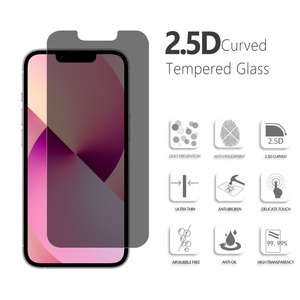 <span class=keywords><strong>Protector</strong></span> de Pantalla de Vidrio Templado 2.5D con Pegamento Completo y Privacidad Anti-Espía <span class=keywords><strong>para</strong></span> <span class=keywords><strong>iPhone</strong></span> 13 14 15 16 17 Pro Max - Product Image 2