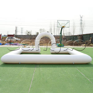 Blanc Commercial PVC Enfants Gonflables Go Karts Piste <span class=keywords><strong>De</strong></span> Course Intérieur Extérieur Enfants Autos tamponneuses Arène Gonflable Avec <span class=keywords><strong>Arche</strong></span> - Product Image 4