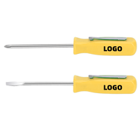 Tournevis de poche personnalisés en gros avec logo, mini-outils à main, tournevis à fente et cruciforme avec clip pour atelier de réparation automobile, idéal pour les cadeaux promotionnels