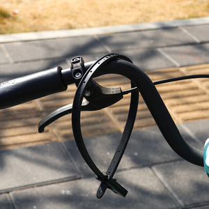 Candado con contraseña de 3 dígitos, bicicleta multiusos, patinete eléctrico, motocicleta, portátil, <span class=keywords><strong>antirrobo</strong></span>, candado para casco de bicicleta, negro - Product Image 6