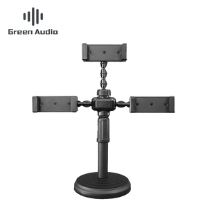 Soporte para micrófono de mesa de escritorio con <span class=keywords><strong>base</strong></span> <span class=keywords><strong>redonda</strong></span> de buena calidad, soporte para micrófono con Clip, - Product Image 2