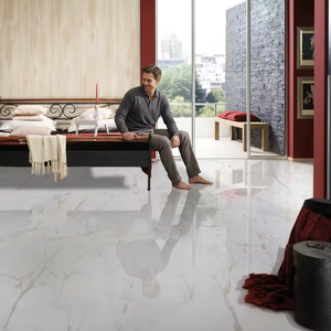 Carrara Gold 800x1600mm Polished Glazed Porcelain Ceramic Wall and Floor Tiles Gold Marble Effect - Product Image 6