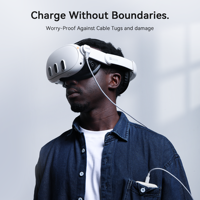 Câble de charge magnétique AMVR pour Quest 3/3S/Pro, charge rapide 18W, adaptateur USB-C 3.0, connecteur magnétique pour AMVR CD2