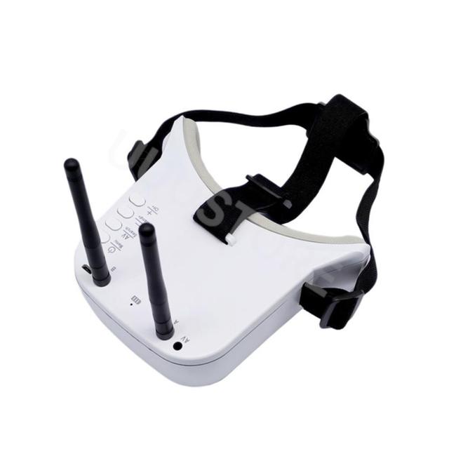 5.8Ghz 48CH 3 Inch 480*272 Pixels FPV Goggles with 3.7V 1800mAh Li-ion Battery 5.8G Dual Antenna Video Glasses for Racing Drone