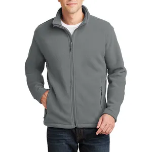 Zip Up Fleece Jacket Coat Winter Outdoor Oversized Windproof Spring Jacket For Men Polar Fleece Jacket