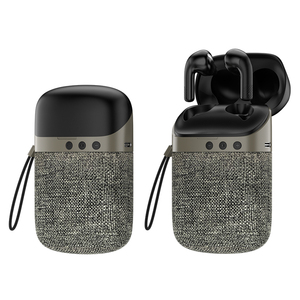 Hot bán xách tay 2-in-1 IP67 thiết kế BT hf01 loa không dây Earbuds cho công ty Quà Tặng - Product Image 1