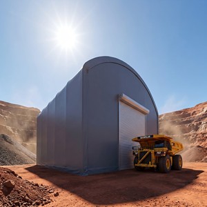 Structure <span class=keywords><strong>de</strong></span> tente d'entrepôt préfabriquée en tissu 30x60m pour garage et <span class=keywords><strong>abri</strong></span> <span class=keywords><strong>de</strong></span> stockage, certifiée pour l'exploitation minière, en <span class=keywords><strong>PVC</strong></span>, sans acier galvanisé - Product Image 2