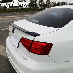 Spoiler Auto in ABS Nero Lucido Stile R, Spoiler Posteriore a Coda d'Anatra per <span class=keywords><strong>VW</strong></span> Volkswagen <span class=keywords><strong>Jetta</strong></span> <span class=keywords><strong>6</strong></span> Sagitar 2012-2018 - Product Image 3
