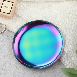 Caixa de metal luxuosa para servir joias, acessórios, bandeja de colar em placa de ouro, suporte de exibição - Product Image 3