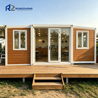 Maison conteneur extensible légère, respirante et facile à installer pour hôtel, villa, restaurant