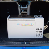Réfrigérateur portable pour camping-car Réfrigérateur à compresseur Dc 12v 24v Réfrigérateur congélateur pour voiture Tesla Model Y 30l pour camping