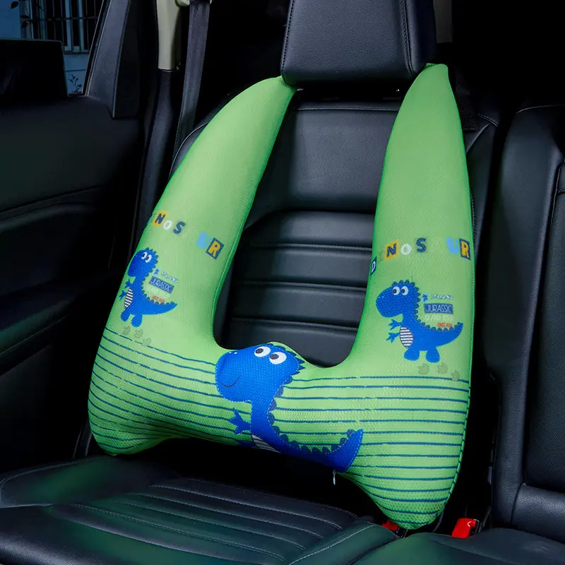 2020 फैक्टरी सीधे inflatable सो तकिया यात्रा बच्चों सिर तकिया कार बच्चों के लिए सो headrest कार्टून गर्दन तकिया