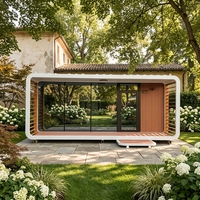 Mini-maison capsule modulaire en acier moderne de 20 pieds, type Apple House de Chine, pour usage commercial ou domestique (bureau ou habitation)