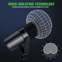 Nouveau Microphone Dynamique Professionnel USB/XLR pour Studio d'Enregistrement 2024, Prix au Pakistan