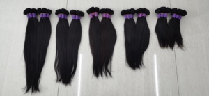 Letsfly ขายดี 10-24 นิ้ว ผมตรงแท้ 100% แบบเป็นมัด ผมบราซิลเวอร์จิ้นเกรด 8A สีธรรมชาติ - Product Image 4