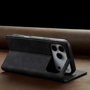 Étui de téléphone magnétique à rabat avec porte-cartes pour <span class=keywords><strong>iPhone</strong></span> 16, 17 Air, 15, 14, 13, 12, <span class=keywords><strong>11</strong></span> <span class=keywords><strong>Pro</strong></span> <span class=keywords><strong>Max</strong></span>, XR, XS, 8, 7 Plus, 17E - Product Image 4