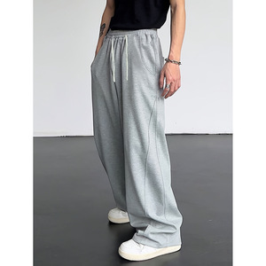 Venta Directa de Fábrica, <span class=keywords><strong>Comercio</strong></span> Exterior Transfronterizo, Pantalones Casuales Rectos Retro Estilo Americano, Diseño Holgado de Moda Urbana para Hombre - Product Image 2