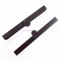 Dompet Lipat Matt Black 11,5 cm dengan Kunci Jepit Diva