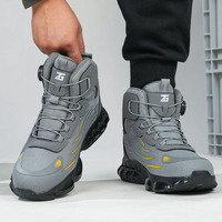 Chaussures de sécurité montantes neuves 980 à embout d'acier, anti-écrasement, anti-perforation, boucle rotative, légères et confortables pour la construction industrielle