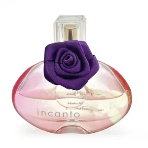 E-Magic Lazo de cinta de satén de alta calidad <span class=keywords><strong>Mini</strong></span> lazo de embalaje Diseño de flor rosa para botella de perfume - Product Image 1