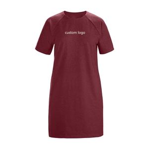 Vestido Camiseta de Verano para Mujer, 100% Algodón, Personalizado - Product Image 6