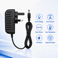 Adaptateurs secteur AC/DC multi-prises 12V 2A 24W CE RoHS prêts à être expédiés aux États-Unis, en Europe, au Royaume-Uni et en Australie pour routeurs sans fil et commutateurs réseau