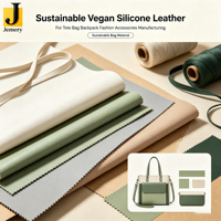 Cuir végétalien durable Jemery en silicone, extensible, imperméable, de haute qualité, pour la décoration automobile