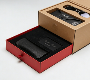 กล่องบรรจุภัณฑ์แว่นตาแบบพกพา ทำจากวัสดุรีไซเคิลรักษ์โลก พิมพ์โลโก้ได้ตามต้องการ หรูหรา แข็งแรง ทนทาน ใช้ซ้ำได้ - Product Image 4