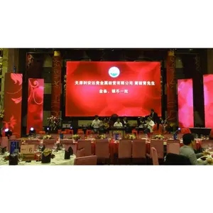 P4.81 500X1000mm 2mm Restaurant Marketing Programmable Mini Stage Background Wedding Party Led Display Screen