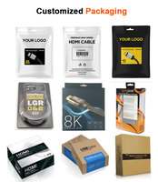 Câble HDMI 4K haute définition plaqué or 3D 2.0 60Hz 3D 1080p 18 Gbps 1,5 m 1,8 m 2 m 3 m 5 m 10 m 15 m 20 m Câble HDMI 4K
