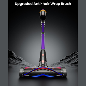 שואב אבק אלחוטי עבור הבית עם סופר יניקה, מקל קל משקל עם 50 דקות ריצה, צבע סגול - Product Image 4