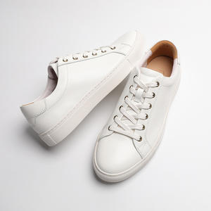 Zapatillas Casuales de Caña Baja con Cordones, Parte Superior de Cuero Premium, Ojales Metálicos, Suela de Goma Texturizada, Zapatos para Caminar Saludables - Product Image 4