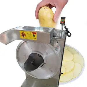 Commercial Multifunctional Kitchen Vegetable Cutter Electric French Fries Potato Cutting Machine For Chips Automatic