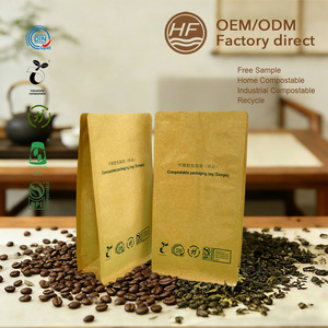 Sachets en maille de sécurité imprimés sur mesure, refermables, en papier kraft, de qualité <span class=keywords><strong>alimentaire</strong></span>, biodégradables, pour emballage de chocolat et de snacks - Product Image 2