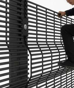 ألواح سياج شبكية ملحومة عالية الأمان مجلفنة <span class=keywords><strong>358</strong></span> - نظام سياج مقاوم للتخريب ومضاد للقطع - Product Image 3