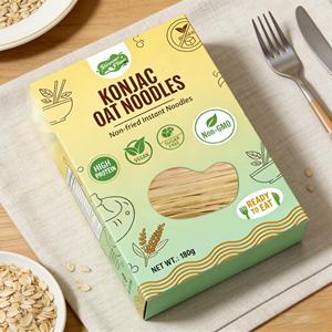 Nouilles Shirataki instantanées diététiques avec farine d'avoine, vente en gros, fourniture directe d'usine - Product Image 1