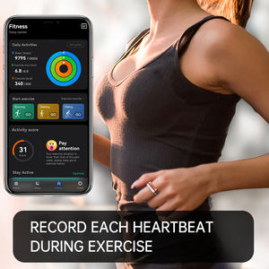 5ATM étanche Fitness Tracker moniteur de santé fréquence cardiaque <span class=keywords><strong>oxygène</strong></span> sanguin App contrôle anneau électronique intelligent - Product Image 2