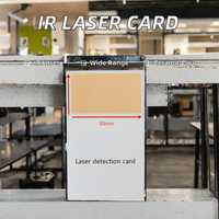 Nouvelle carte de capteur laser infrarouge 940-980nm/1064nm, carte de détection NIR à conversion ascendante, faisceau d'alignement laser à fibre 100mW