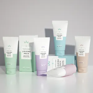 Tubos de lavado facial para crema corporal, crema de manos, limpiador, champú y tubo de Gel de ducha, tubo cosmético vacío, nuevo